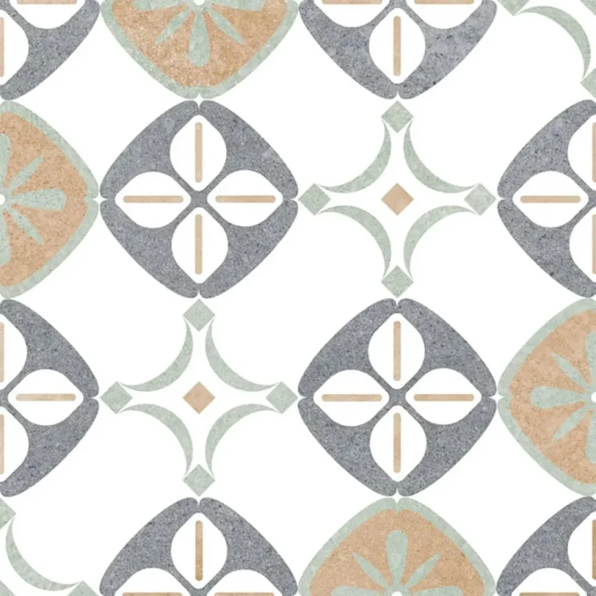 European Tiles Cosmopolitan Lyon Wall & Floor Tile Porcelain Matt 15x15cm product image - Image 1