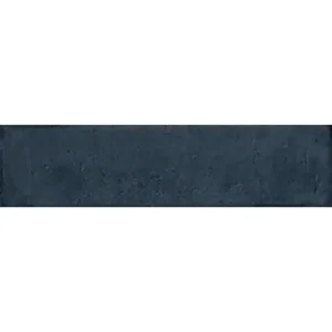 European Tiles Apollo Blue Porcelain Glossy Wall & Floor Tile 6x25cm