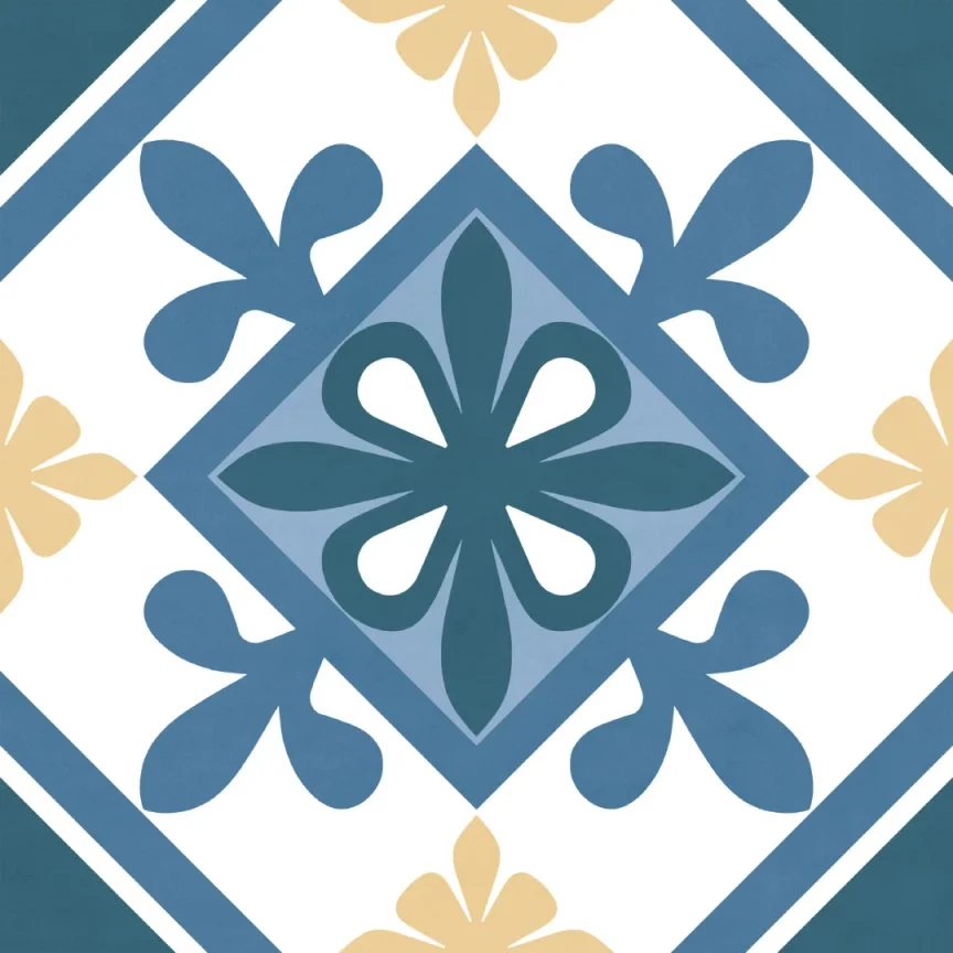 European Tiles Mediterraneo Ibiza Matt Floor & Wall Tile 20x20cm product image - Image 1