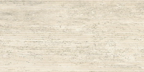 European Tiles Travertino White Vein Cut Ribbed Matt Wall & Floor Tile 120x60cm