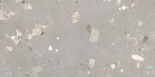 European Tiles Concrete Light Grey Pebble Matt Wall & Floor Tile 120x60cm