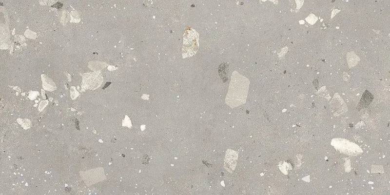 European Tiles Concrete Light Grey Pebble Matt Wall & Floor Tile 120x60cm product image - Image 1