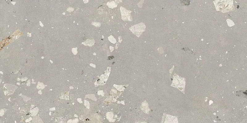 European Tiles Concrete Light Grey Pebble Matt Wall & Floor Tile 120x60cm detail view - Image 8