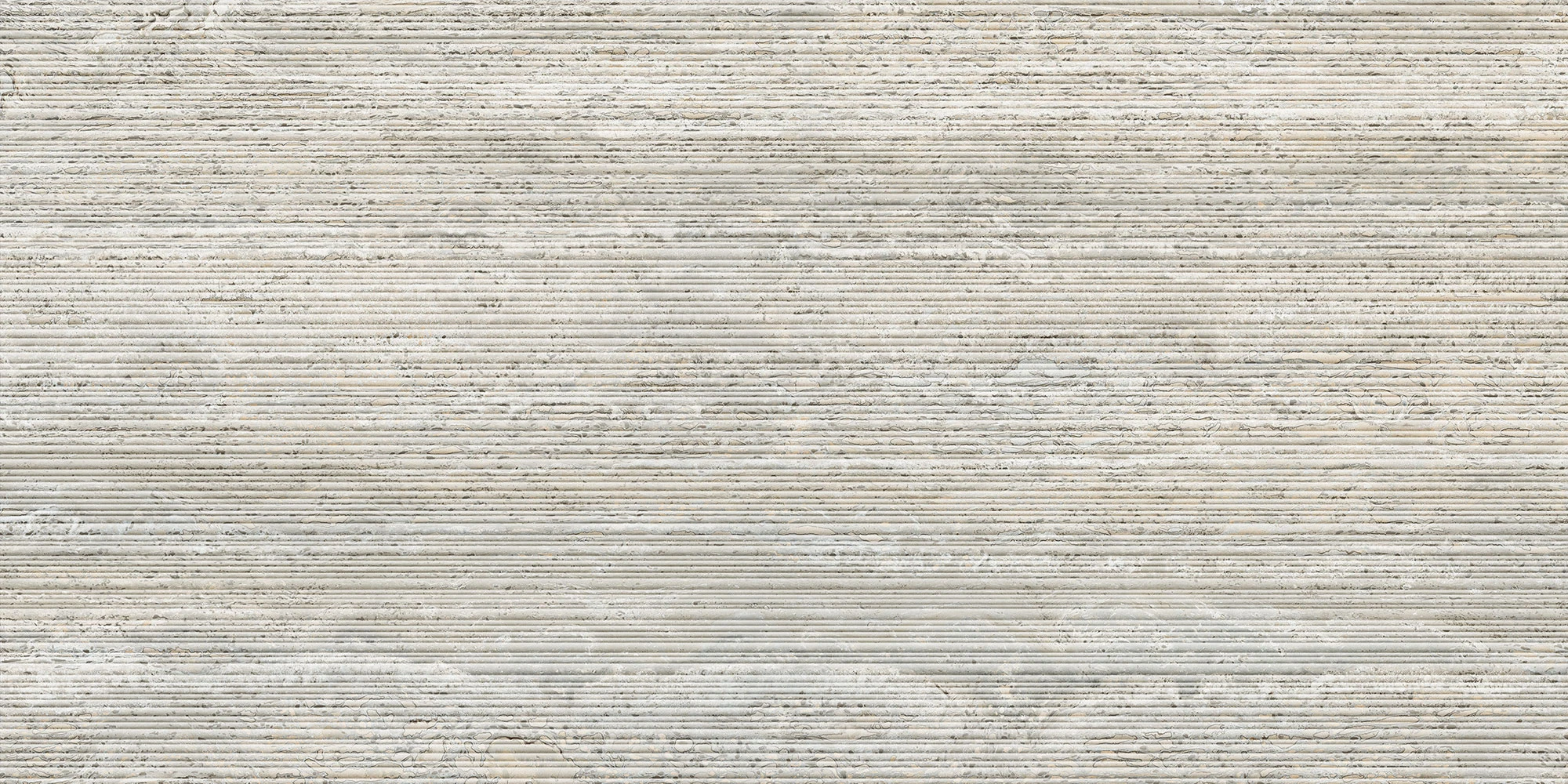 European Tiles Travertino Silver Vein Cut Ribbed Matt Wall Tile 120x60cm