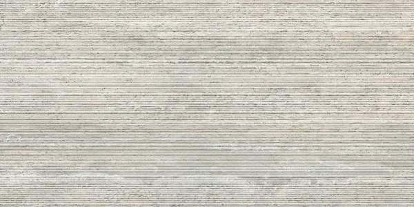 European Tiles Travertino Silver Vein Cut Ribbed Matt Wall Tile 120x60cm