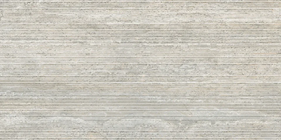 European Tiles Travertino Silver Vein Cut Ribbed Matt Wall Tile 120x60cm product image - Image 1