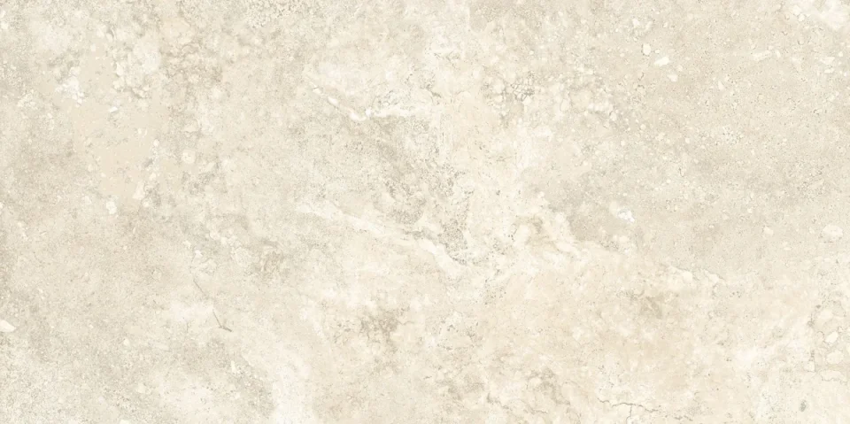European Tiles Travertino White Cross Cut Matt Wall & Floor Tile 30x60cm detail view - Image 7