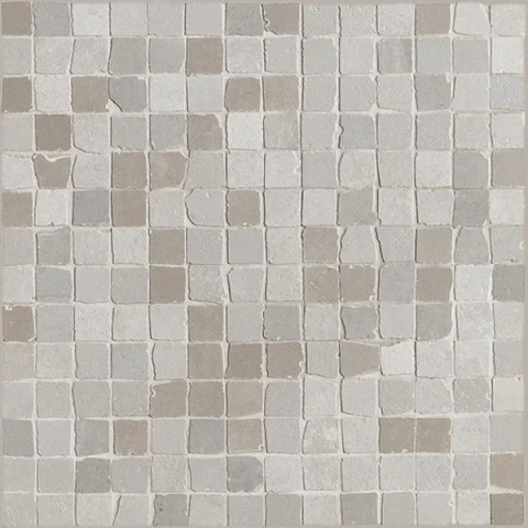 European Tiles Metallo STEEL MOSAIC METAL 30 X 30 Tile detail view - Image 2