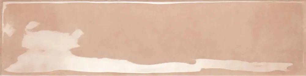 European Tiles Earth Rosebud Wall & Floor Tile Porcelain Gloss 7.5x30cm