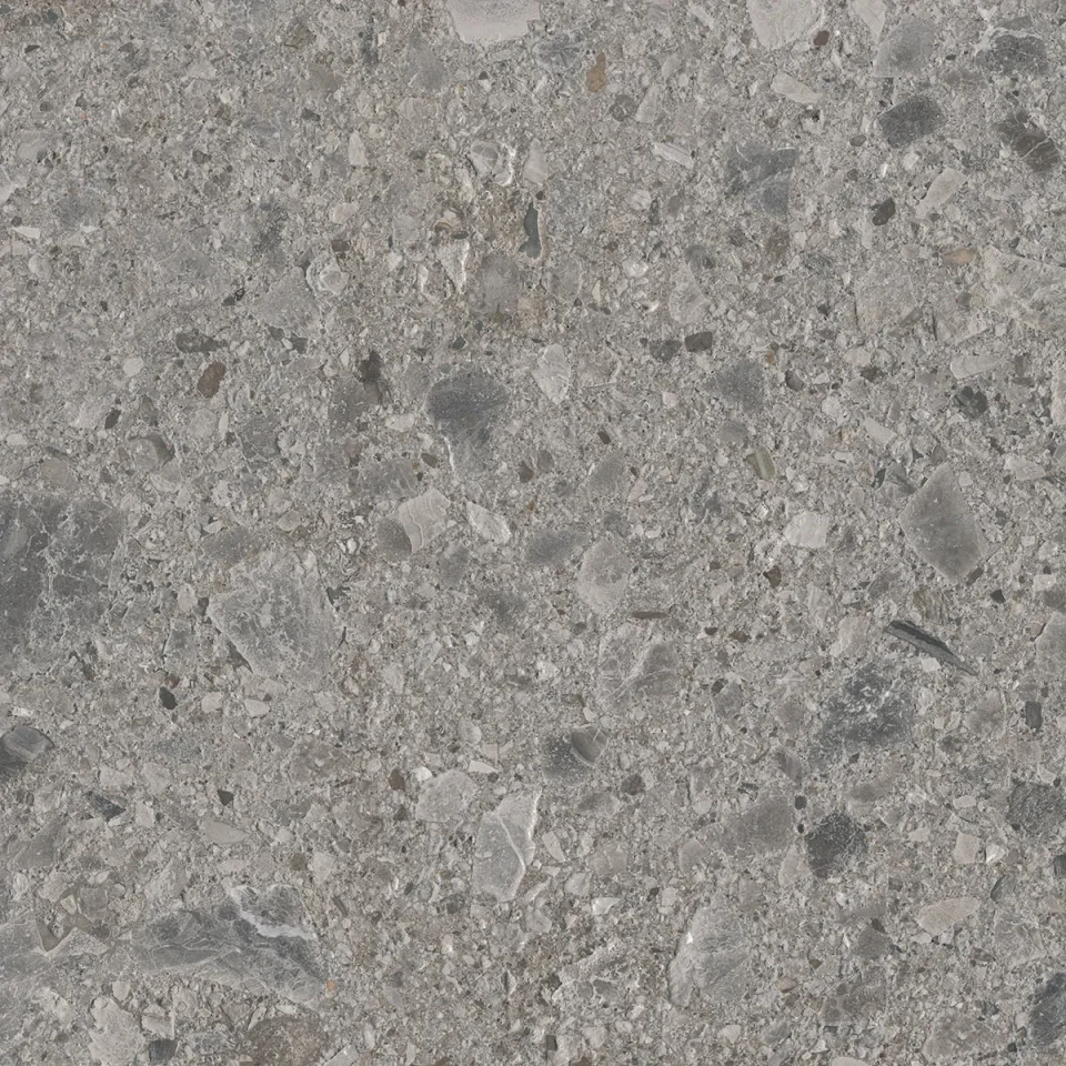 European Tiles Terrazzo GREY 60 X 60 Rectified Matte Tile detail view - Image 4