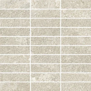 European Tiles Corfe Beige Cross Cut Brick Pattern Mosaic Matt Wall & Floor Tile 30 x 30cm