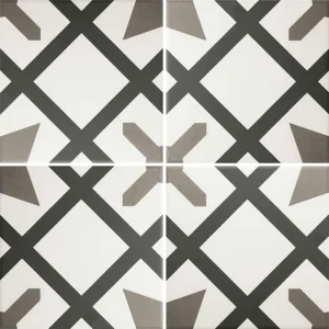 European Tiles Charme Patterned Floor Tile 20x20cm 