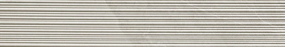 European Tiles Slate Stone SNOW RIBBED 10 X 60 Rectified Matte Tile