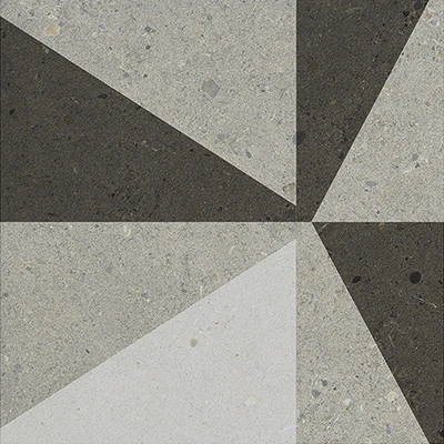 European Tiles Stone Grain DECOR F 20 X 20 Rectified Matte Tile