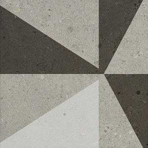 European Tiles Stone Grain DECOR F 20 X 20 Rectified Matte Tile