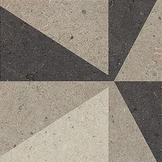 European Tiles Stone Grain DECOR C 20 X 20 Rectified Matte Tile product image - Image 1