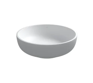 StoneKAST Oasis Double Ended Freestanding Bath 1350 x 1350mm Matt White