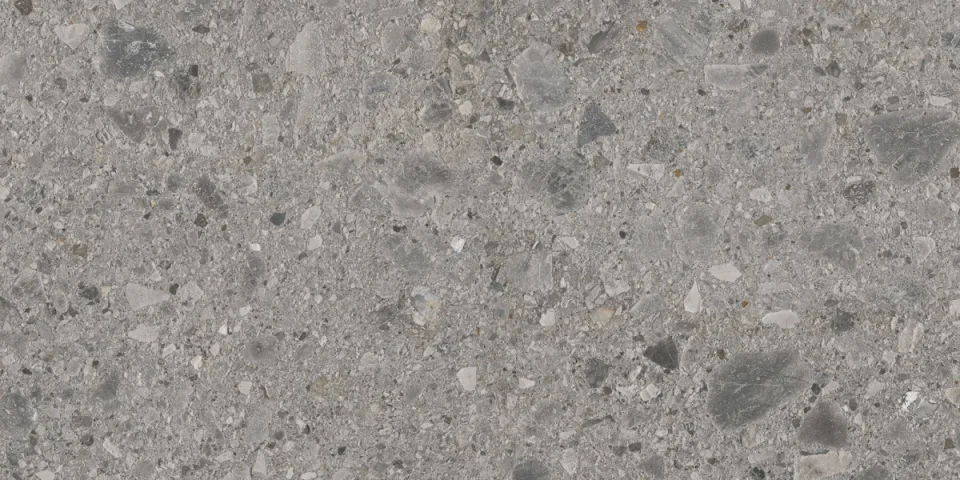 European Tiles Terrazzo GREY 120 X 60 Rectified Matte Tile detail view - Image 6