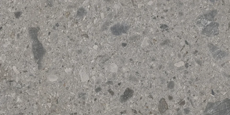 European Tiles Terrazzo GREY 120 X 60 Rectified Matte Tile detail view - Image 9