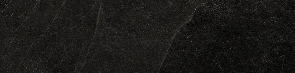 European Tiles Slate Stone DARK 15 X 60 Rectified Matte Tile detail view - Image 2
