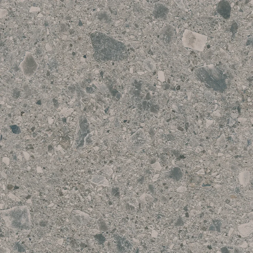European Tiles Terrazzo GREY 80 X 80 Rectified Matte Tile detail view - Image 10