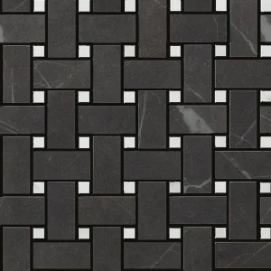 European Tiles Pietra Fade Basket Weave Mosaic 30 X 30 Rectified Matte Tile