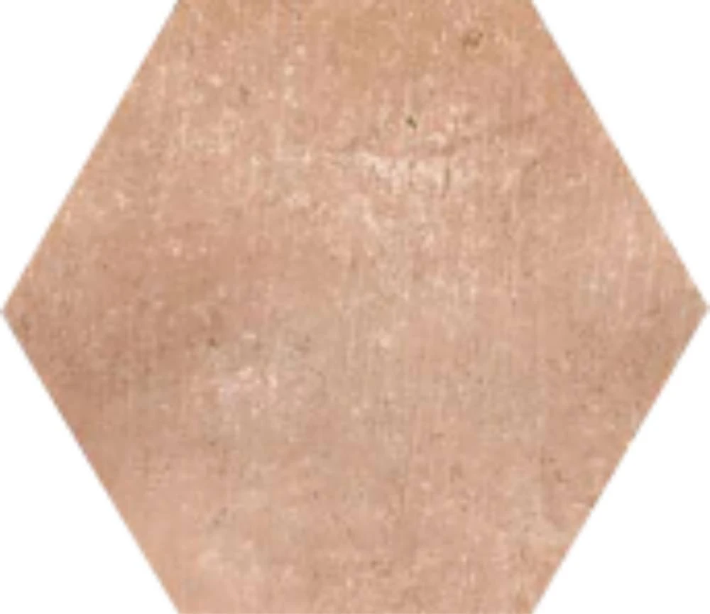 European Tiles Cotto Terracotta Matt Porcelain Hex Floor Tile 15x17.3cm