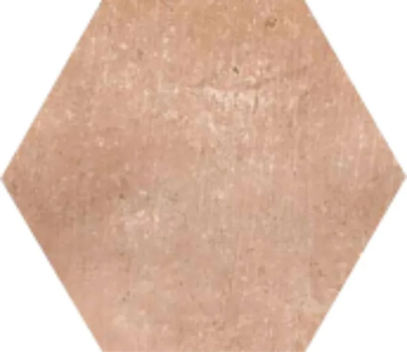 European Tiles Cotto Terracotta Matt Porcelain Hex Floor Tile 15x17.3cm product image - Image 1