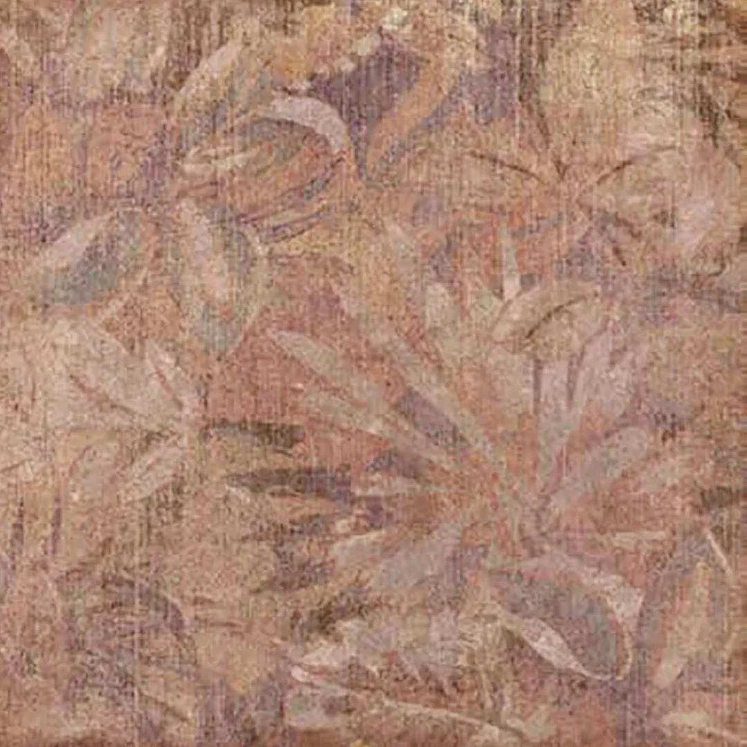 European Tiles Cotto Floral Decor Terracotta Matt Porcelain Floor Tile 20x20cm