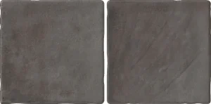 European Tiles Manual Cinder Black Matt Porcelain Wall & Floor Tile 10x20cm