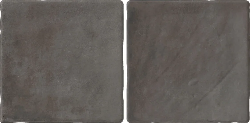 European Tiles Manual Cinder Black Matt Porcelain Wall & Floor Tile 10x20cm detail view - Image 2