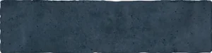 European Tiles Apollo Blue Porcelain Glossy Wall & Floor Tile 7x28cm