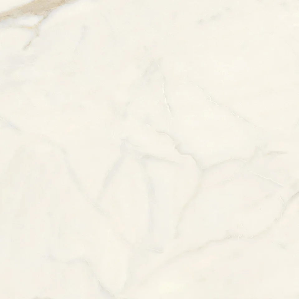 European Tiles Calacatta Top White Matt Wall & Floor Tile 60x60cm detail view - Image 5