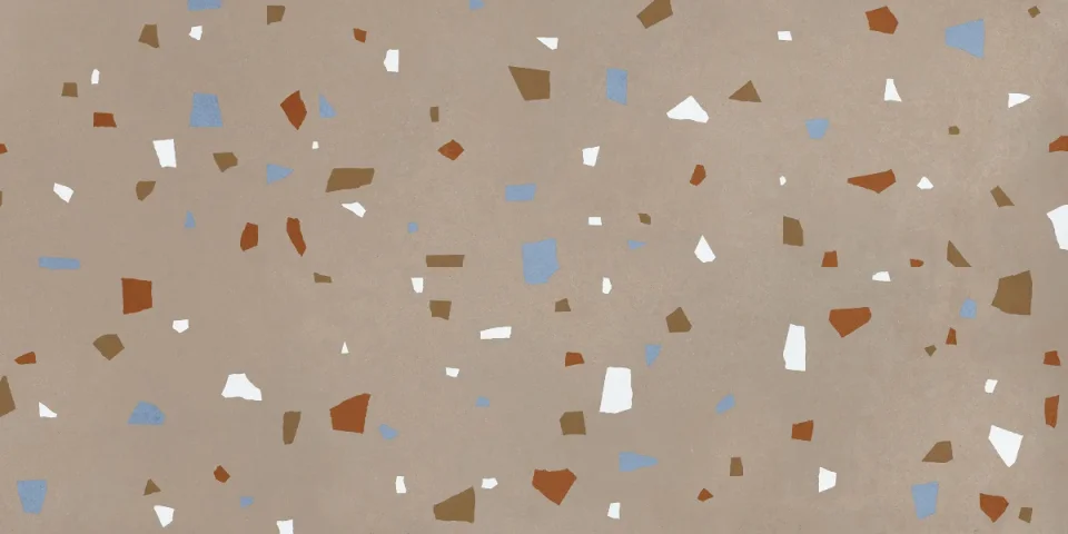 European Tiles Nurture Mocha Shard Matt Wall & Floor Tile 120x60cm detail view - Image 3