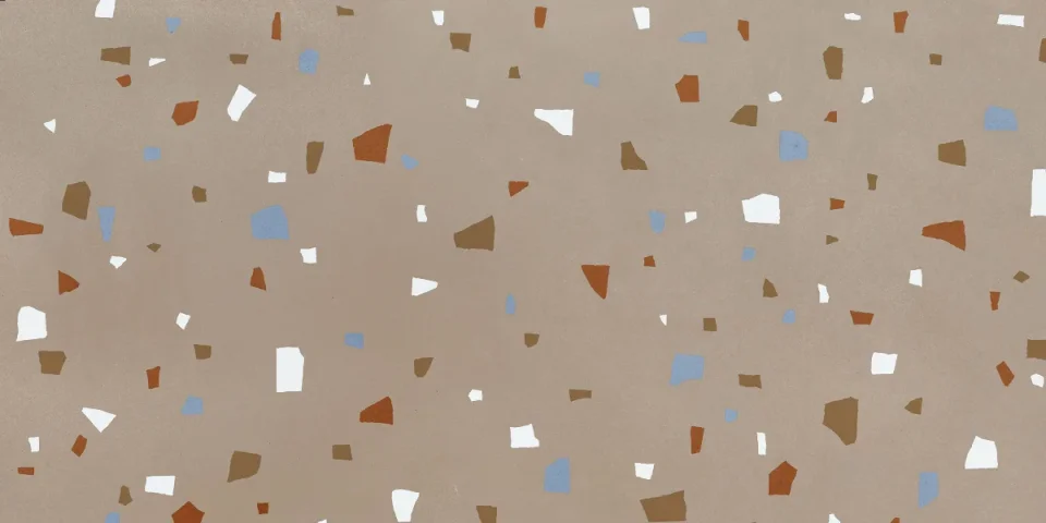 European Tiles Nurture Mocha Shard Matt Wall & Floor Tile 120x60cm detail view - Image 5