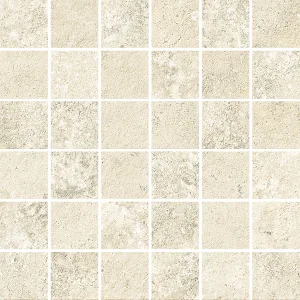 European Tiles Travertino White Cross Cut Mosaic 30x30cm