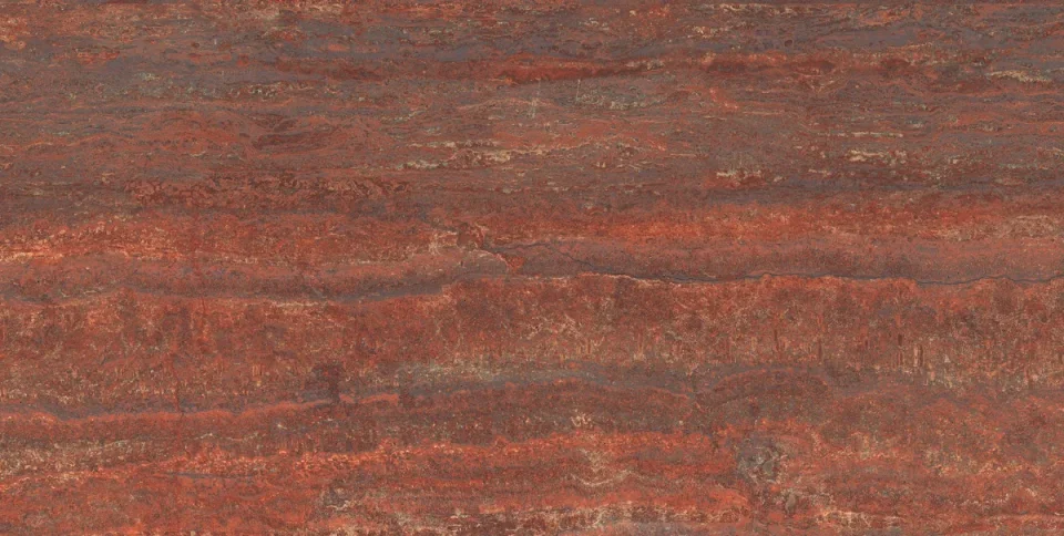 European Tiles Travertino Red Vein Cut Matt Wall & Floor Tile 120x60cm detail view - Image 4