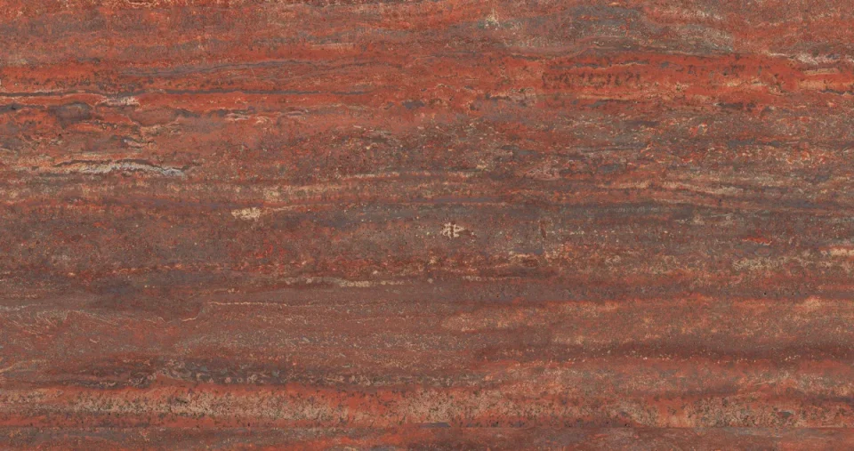 European Tiles Travertino Red Vein Cut Matt Wall & Floor Tile 120x60cm detail view - Image 5
