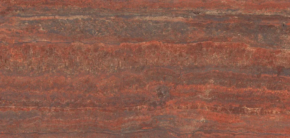 European Tiles Travertino Red Vein Cut Matt Wall & Floor Tile 120x60cm detail view - Image 6
