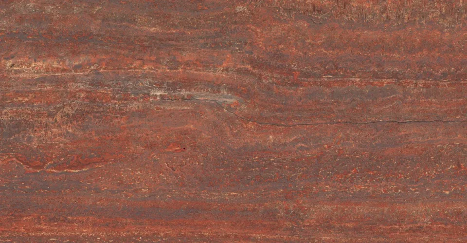 European Tiles Travertino Red Vein Cut Matt Wall & Floor Tile 120x60cm detail view - Image 7