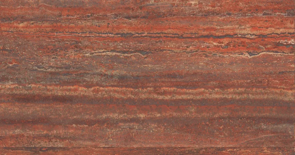 European Tiles Travertino Red Vein Cut Matt Wall & Floor Tile 120x60cm detail view - Image 8