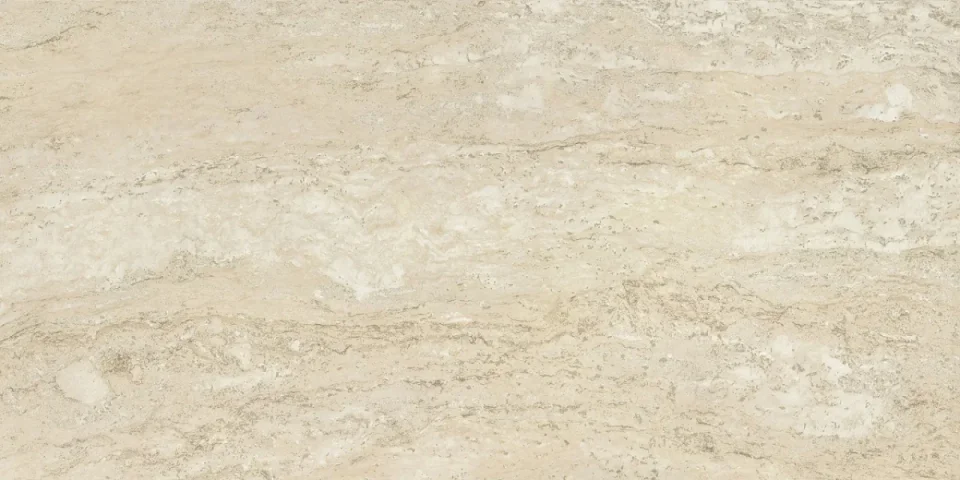 European Tiles Travertino Beige Vein Cut Matt Wall & Floor Tile 120x60cm detail view - Image 3