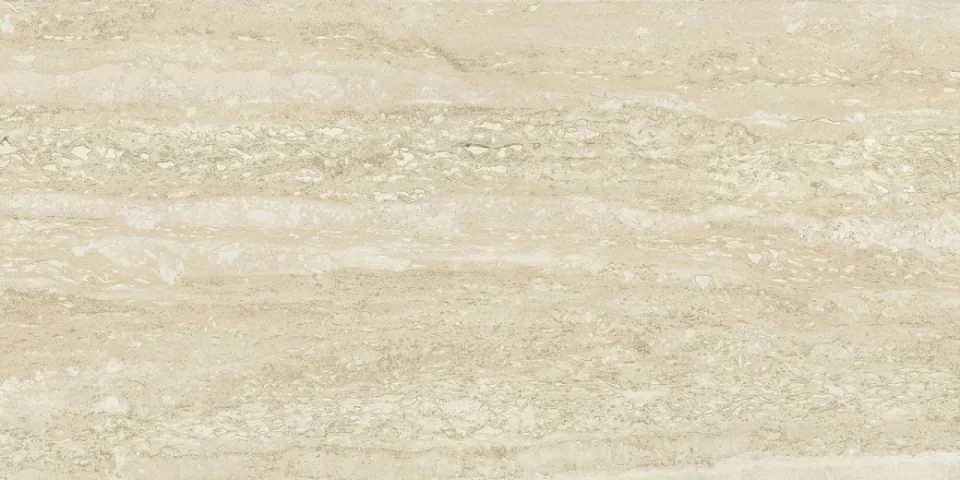 European Tiles Travertino Beige Vein Cut Matt Wall & Floor Tile 120x60cm detail view - Image 5