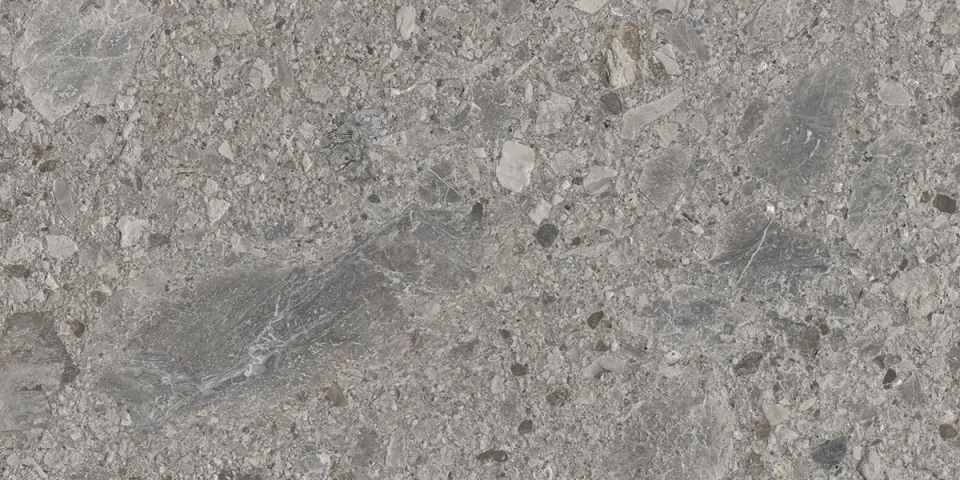 European Tiles Terrazzo GREY 30 X 60 Rectified Matte Tile detail view - Image 4