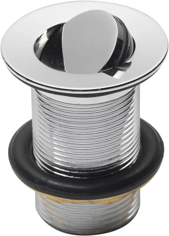 Pura Basin flip chrome waste unslotted product image - Image 1