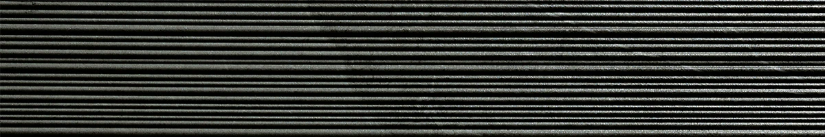 European Tiles Slate Stone DARK RIBBED 10 X 60 Rectified Matte Tile
