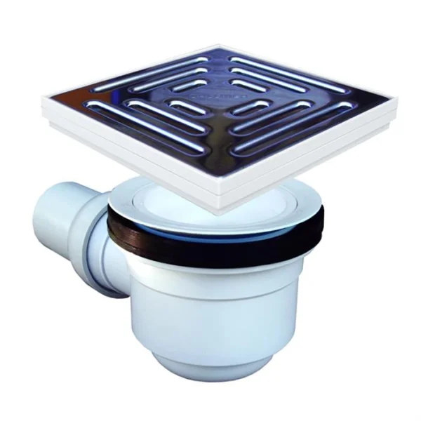 Marmox Dallmer Square Drain With Horizontal Outlet