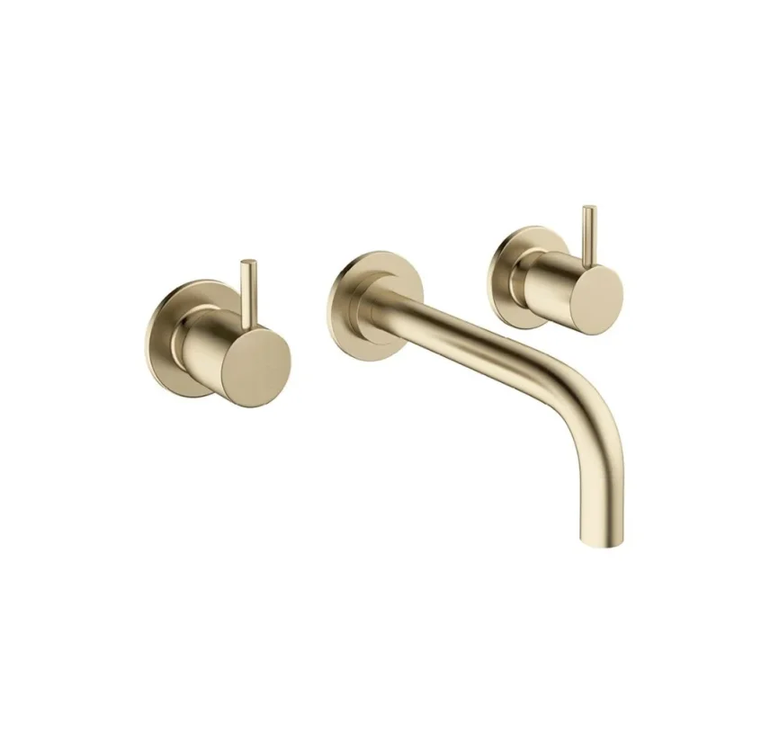 Crosswater Mpro Bath 3h Filler Wall Mounted Brushed Brass product image - Image 1