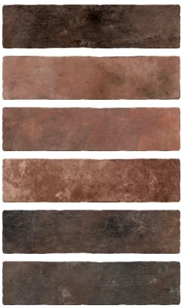 European Tiles Boston Charlestone Brown Porcelain Matt Tile 7x28cm product image - Image 1