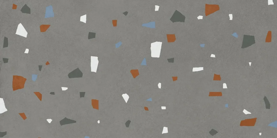 European Tiles Nurture Antracite Shard Matt Wall & Floor Tile 120x60cm detail view - Image 3